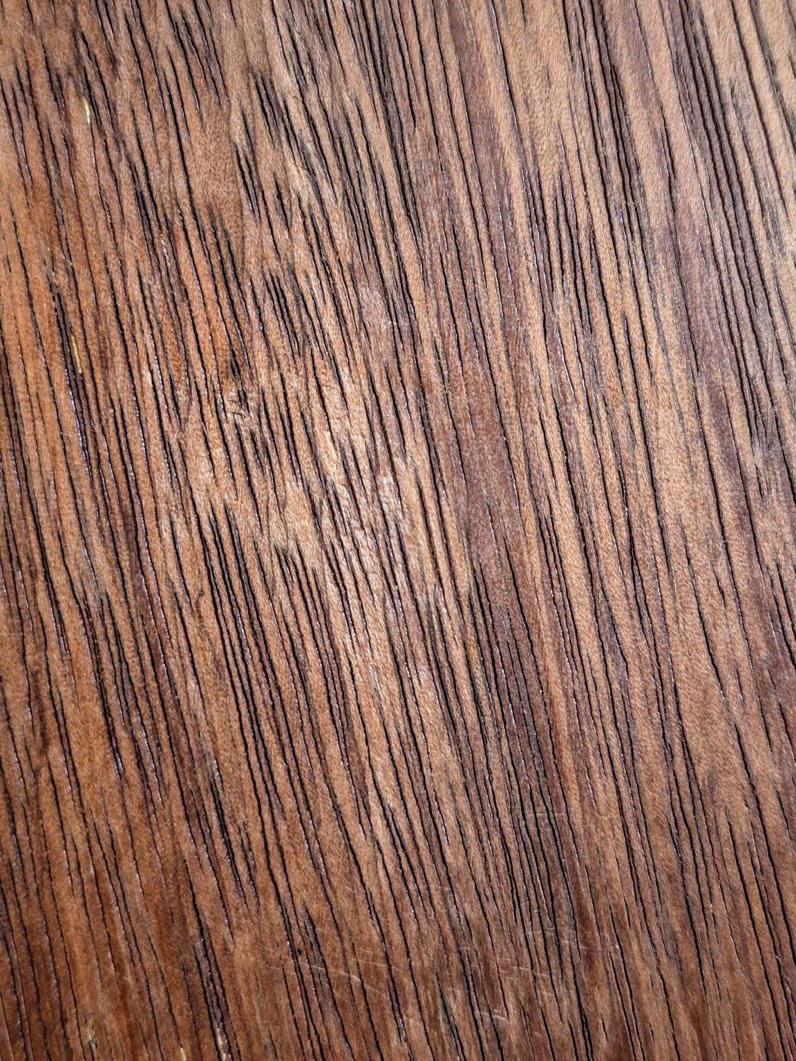 Original Mokurei Studio close-up photograph of Merbau from the studio timber stock.