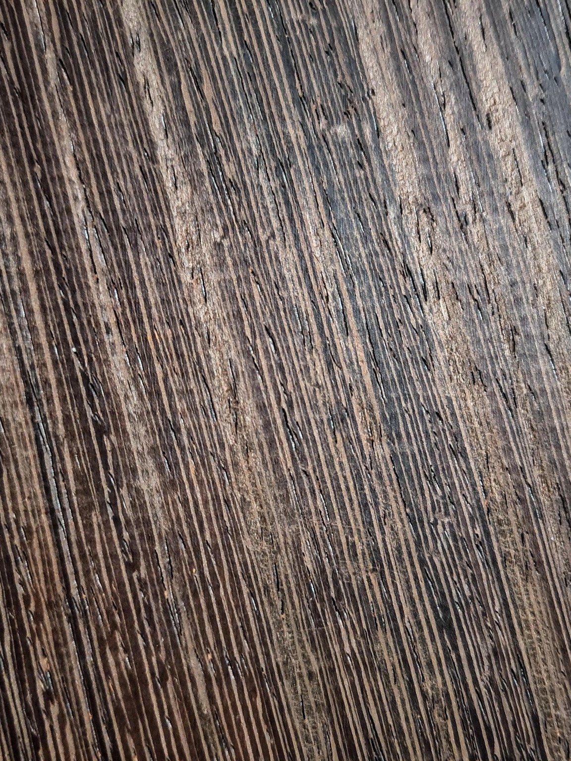 Original Mokurei Studio close-up photograph of Wenge from the studio timber stock.