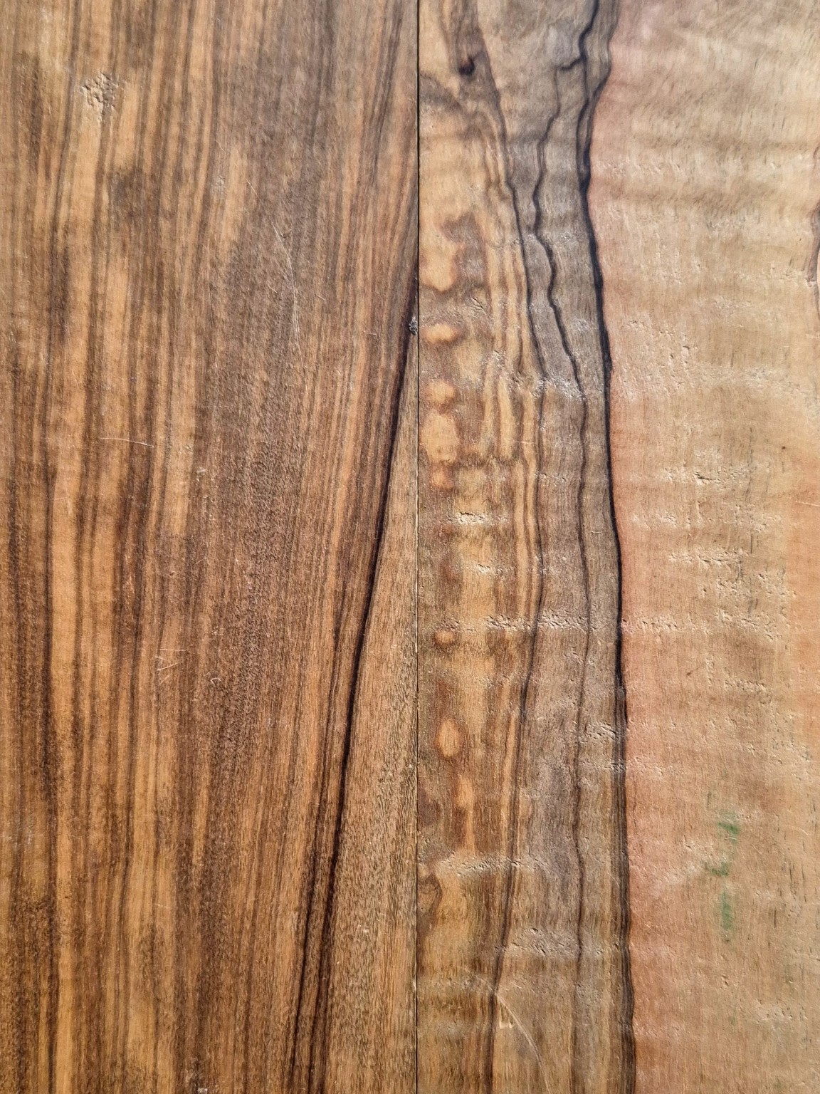 Original Mokurei Studio close-up photograph of European Olive from the studio timber stock.