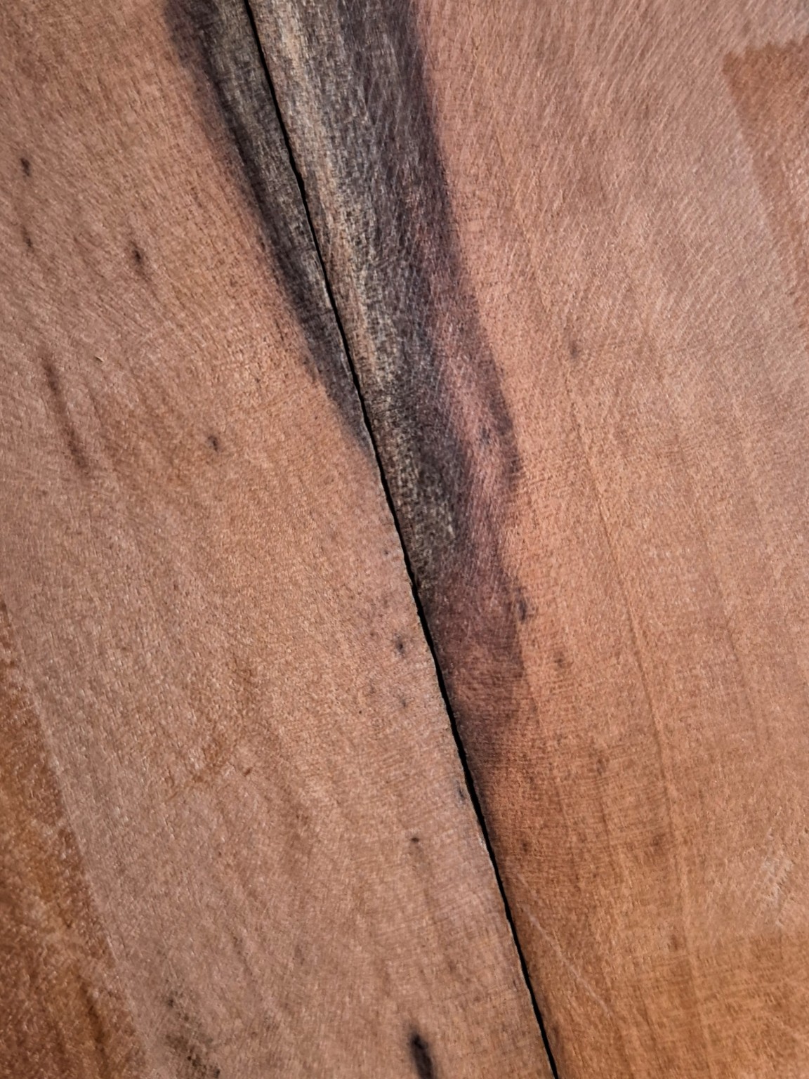 Original Mokurei Studio close-up photograph of Pearwood from the studio timber stock.